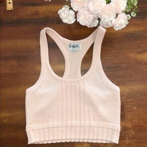 Sabo Skirt ribbed racerback knit tank